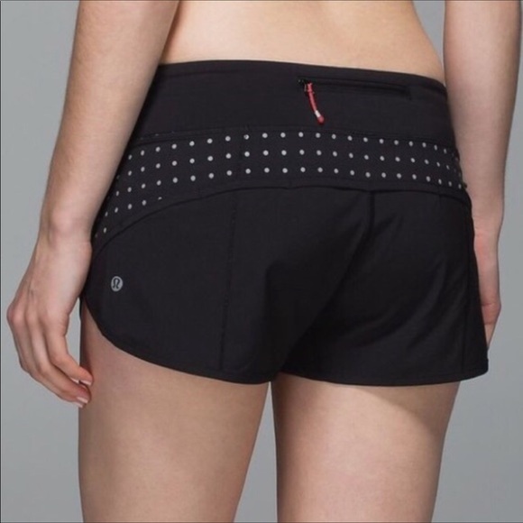 Lululemon Speed Reflective Dots Lined Run Shorts - Picture 2 of 9